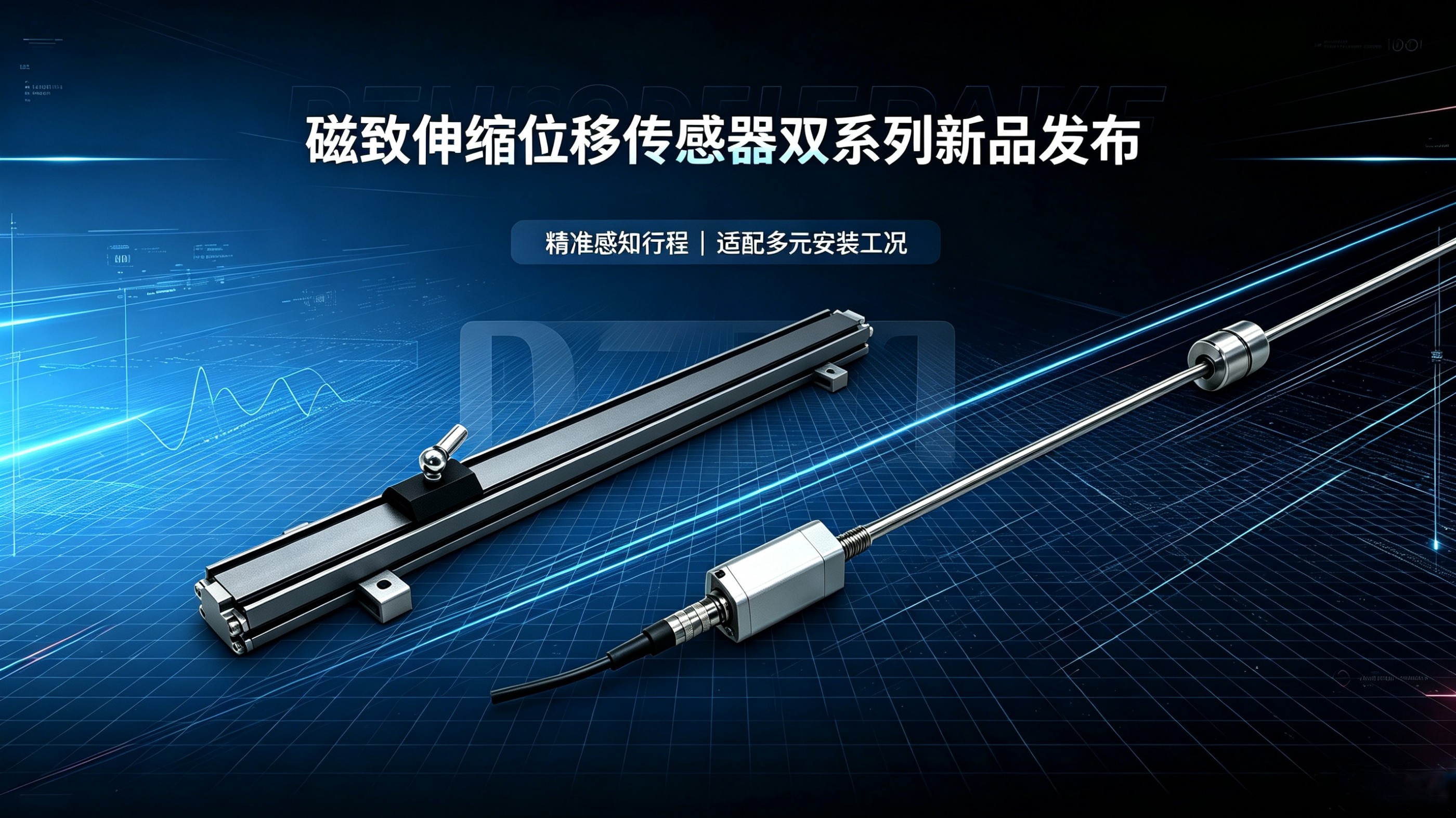 磁致伸缩位移传感器双系列新品发布